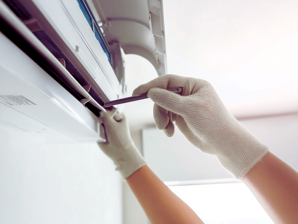 HVAC pro installing properly sized mini split